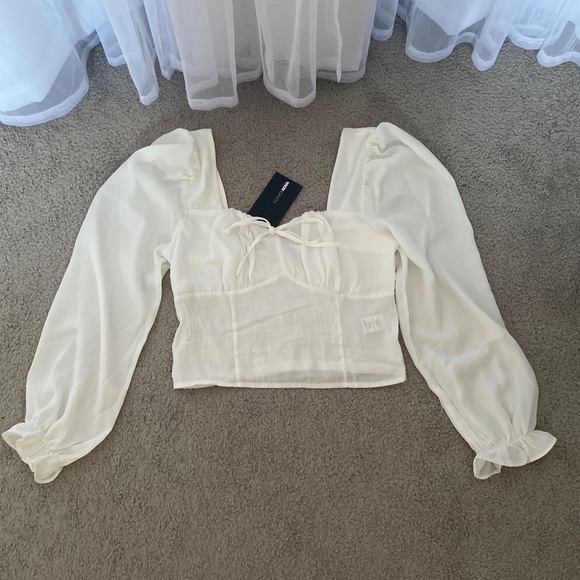 Fashion Nova Tops - White Blouse